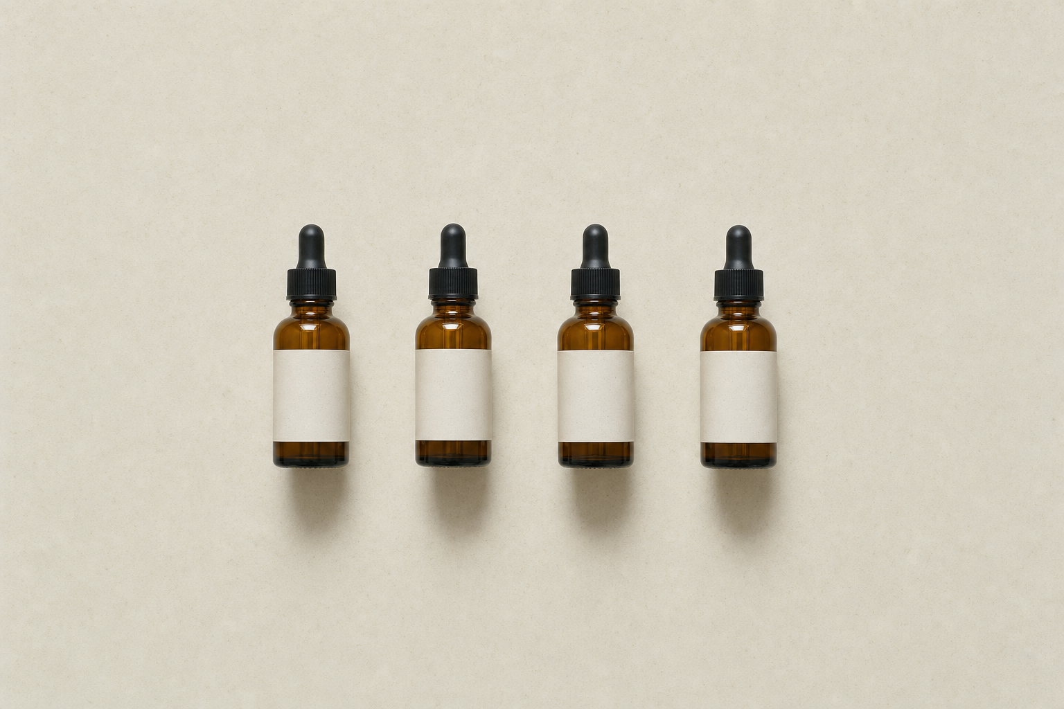 Flat lay — the line