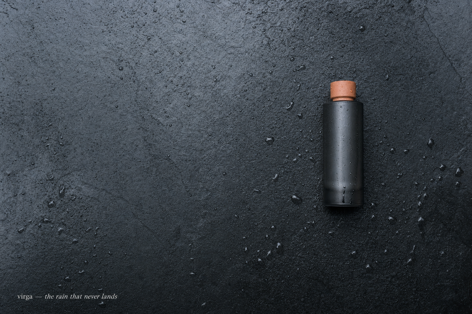 Wet slate overhead
